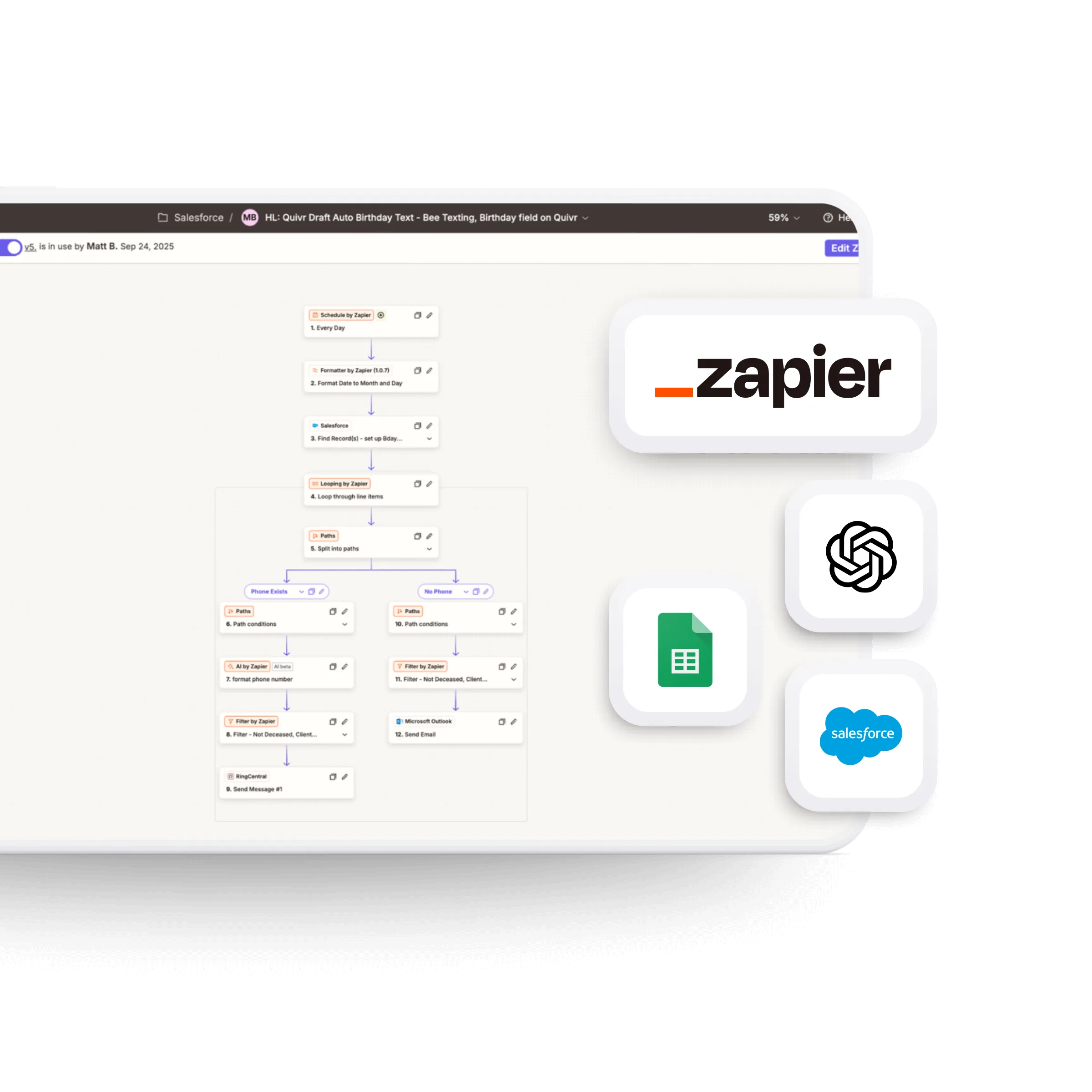 AI Automation using Zapier