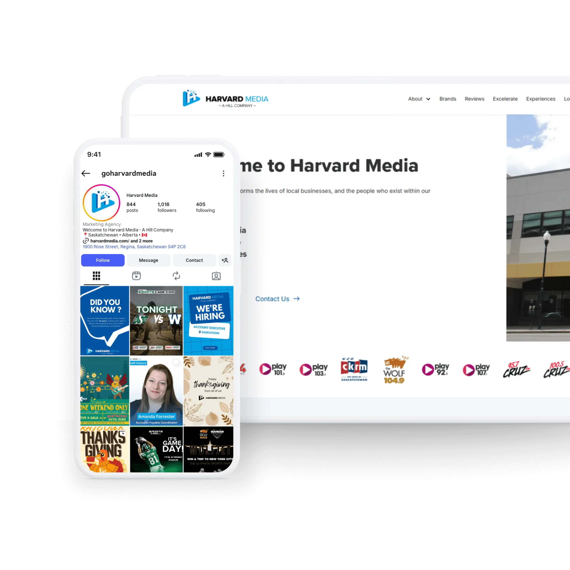 Harvard Media website and Instagram 