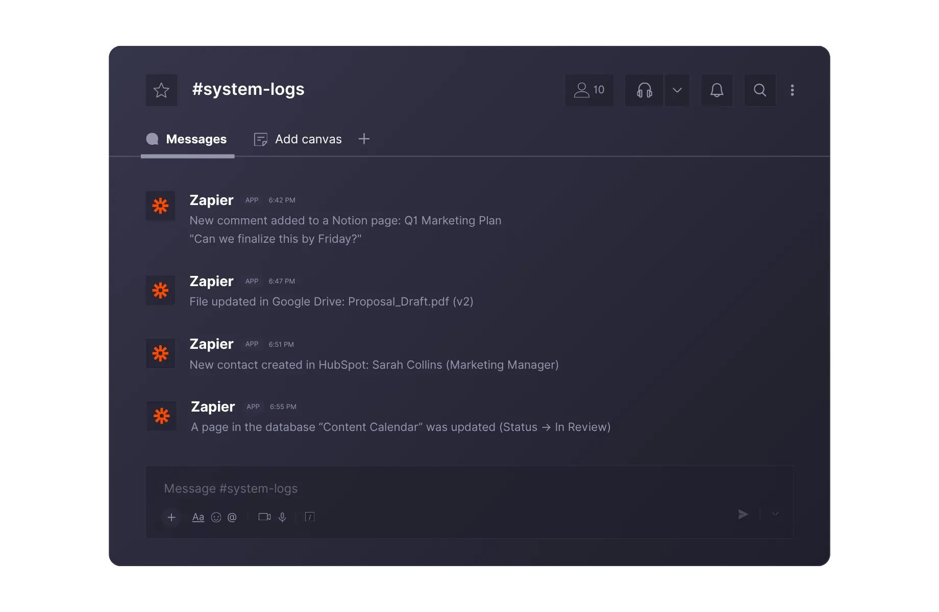 Team Collaboration Automation using Zapier