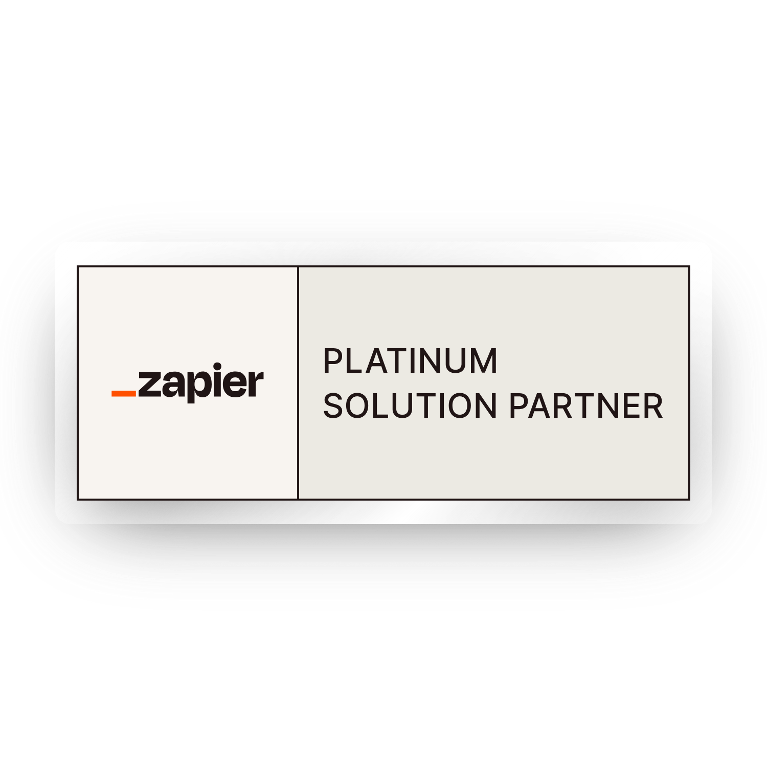 Certified Zapier Solutions Partner logo