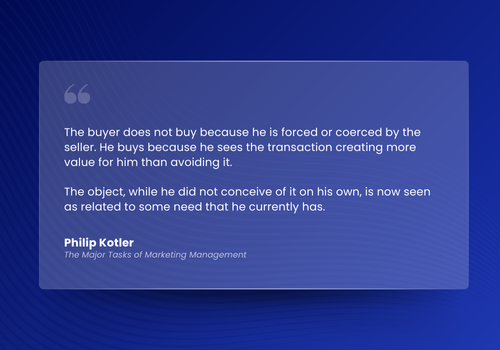 Philip Kotler Quote on Marketing