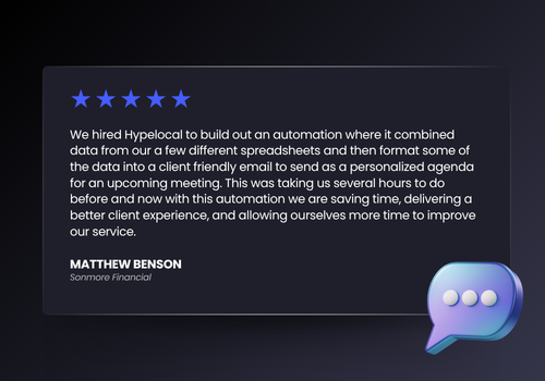 Hypelocal AI & Automation Review - Sonmore Financial