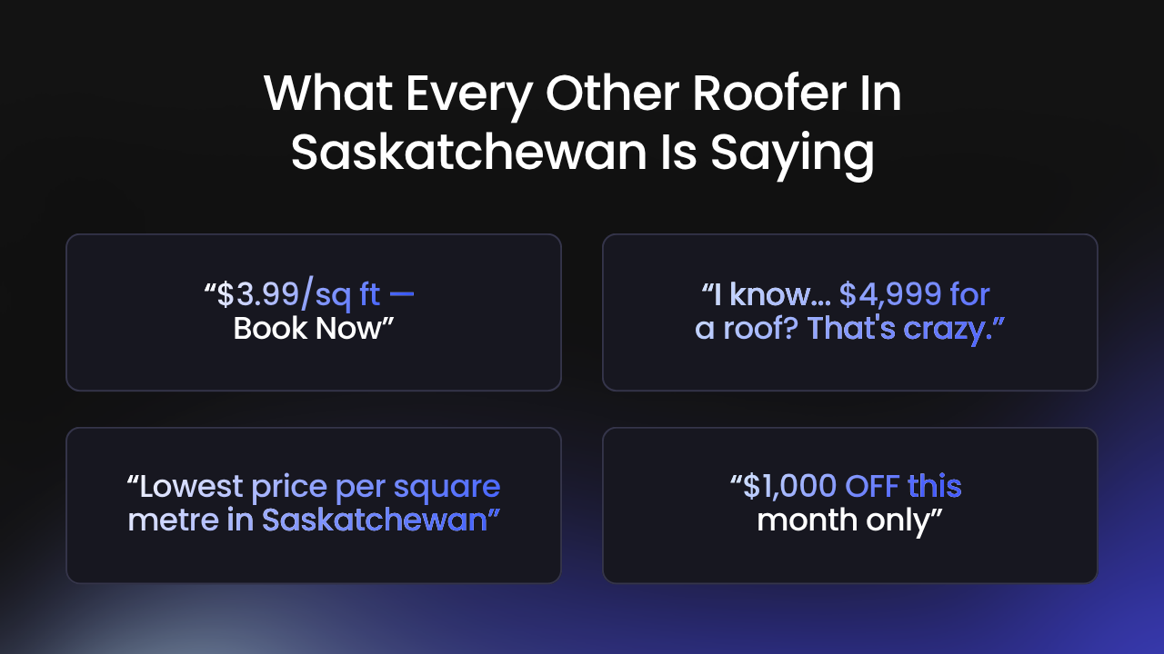 Competitor Roofing Ads Leading With Price
