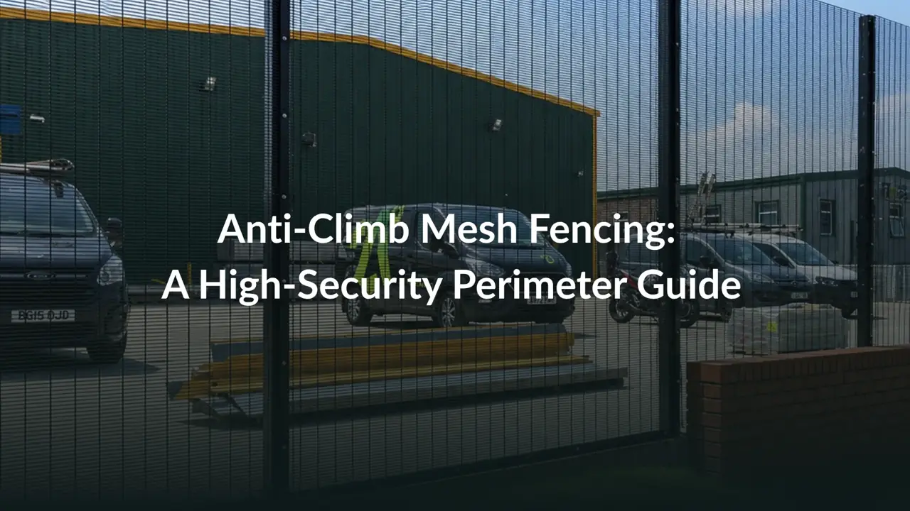 Anti-Climb Mesh Fencing:  A High-Security Perimeter Guide