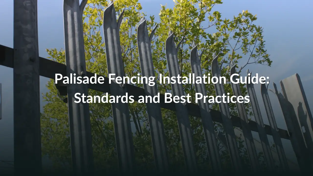 Palisade Fencing Installation Guide: Standards and Best Practices