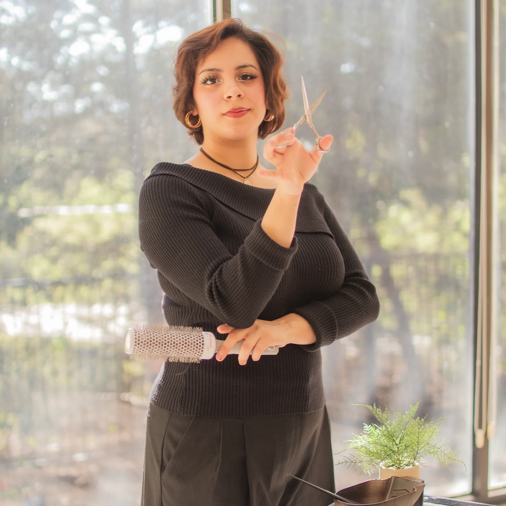 Michelle Gonzalez, apprentice and shampooist at M Hair Lounge in Dallas
