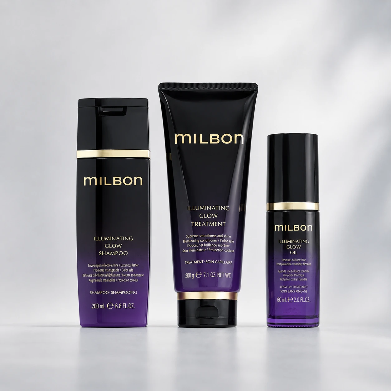 Milbon salon treatment and haircare collection