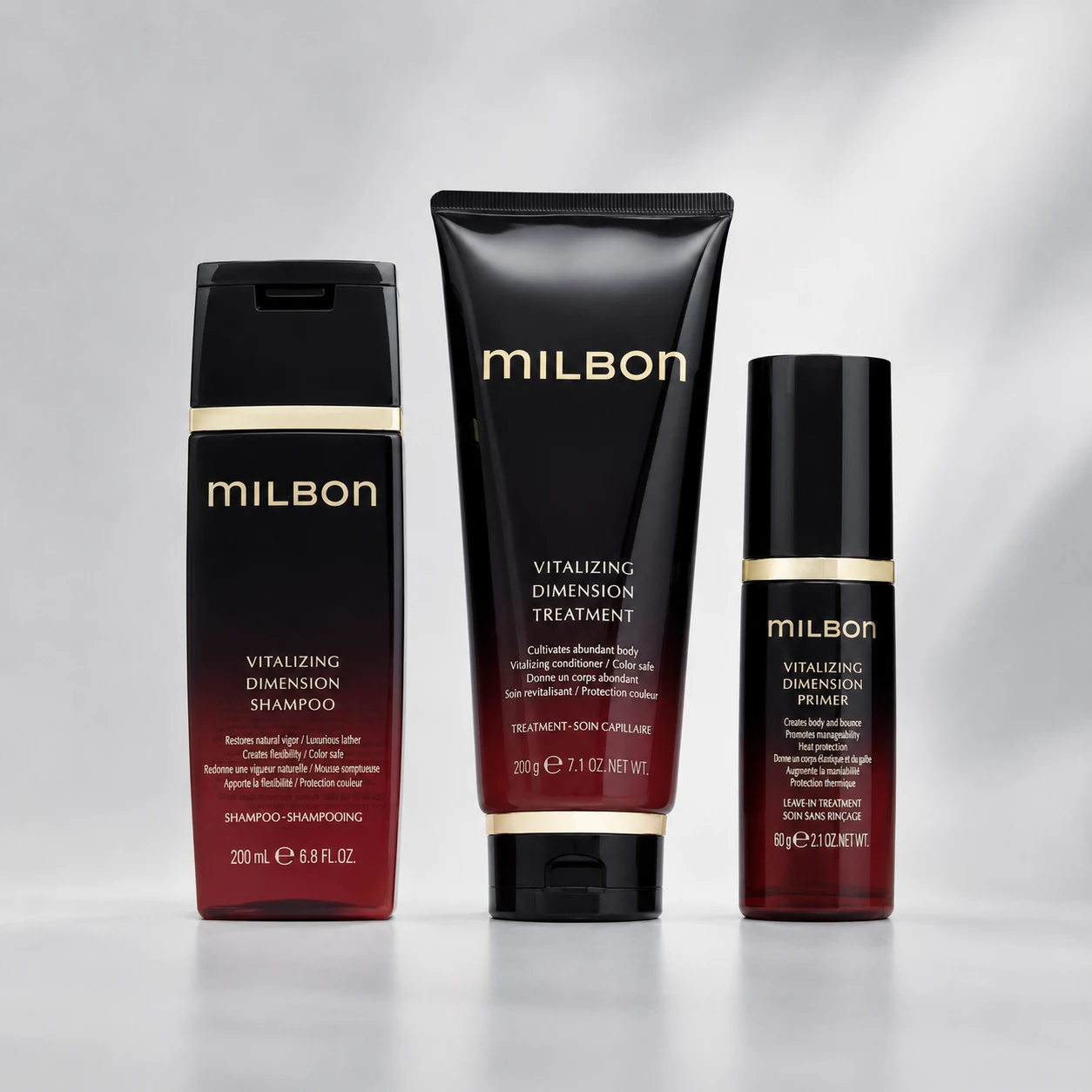 Milbon professional hair and scalp care products