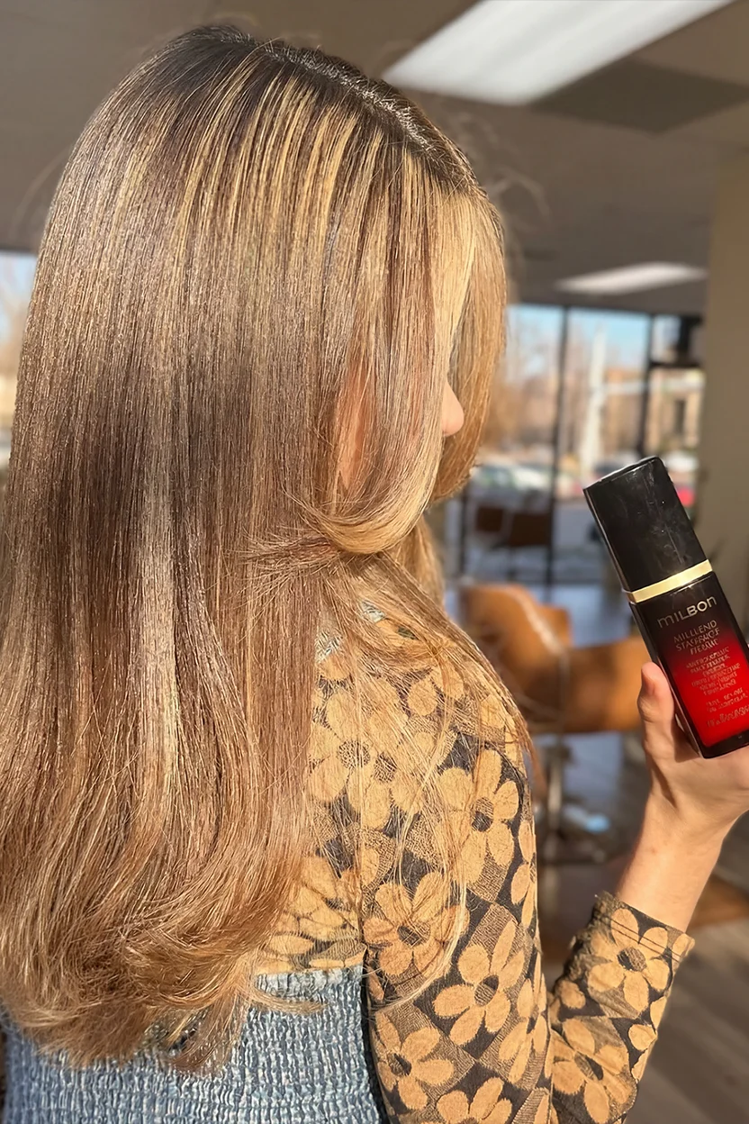 Milbon professional haircare used at M Hair Lounge