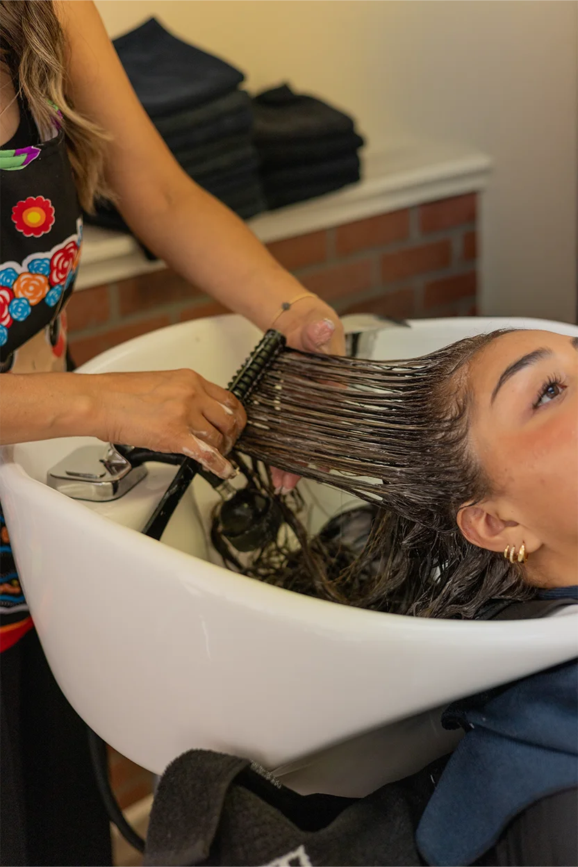 Professional hair repair and hydration treatment in Dallas