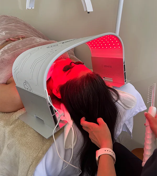 Customized esthetician facial service at M Hair Lounge