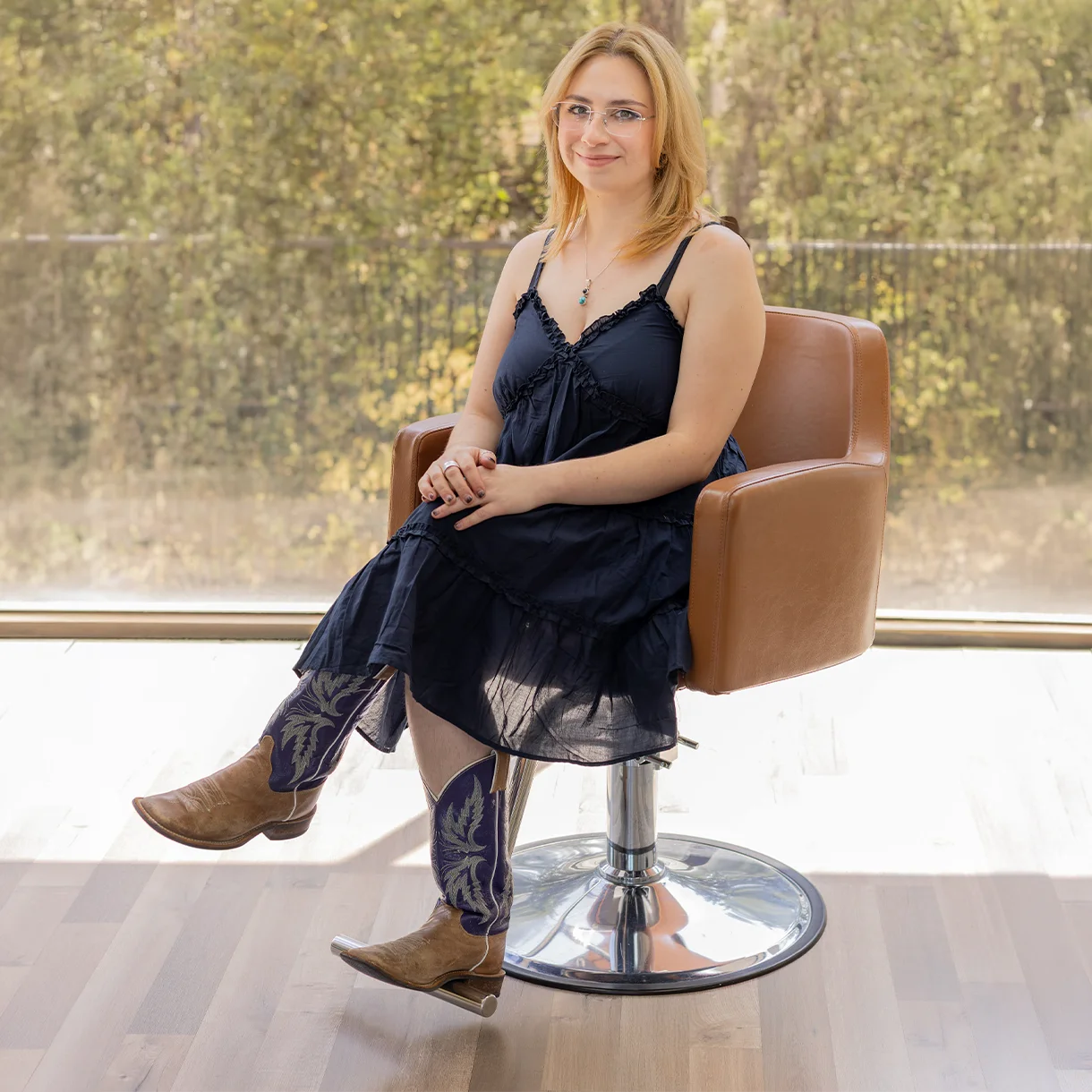 Griselda Cadena, colorist at M Hair Lounge in Dallas