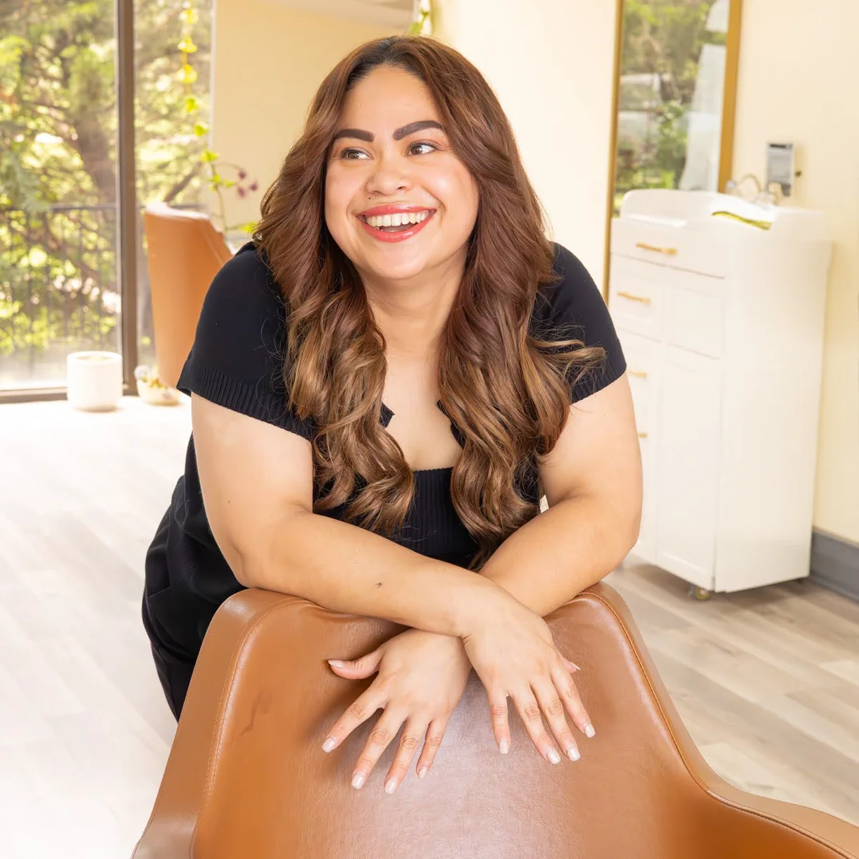 Maria Escobedo, Dallas hairstylist specializing in color and balayage