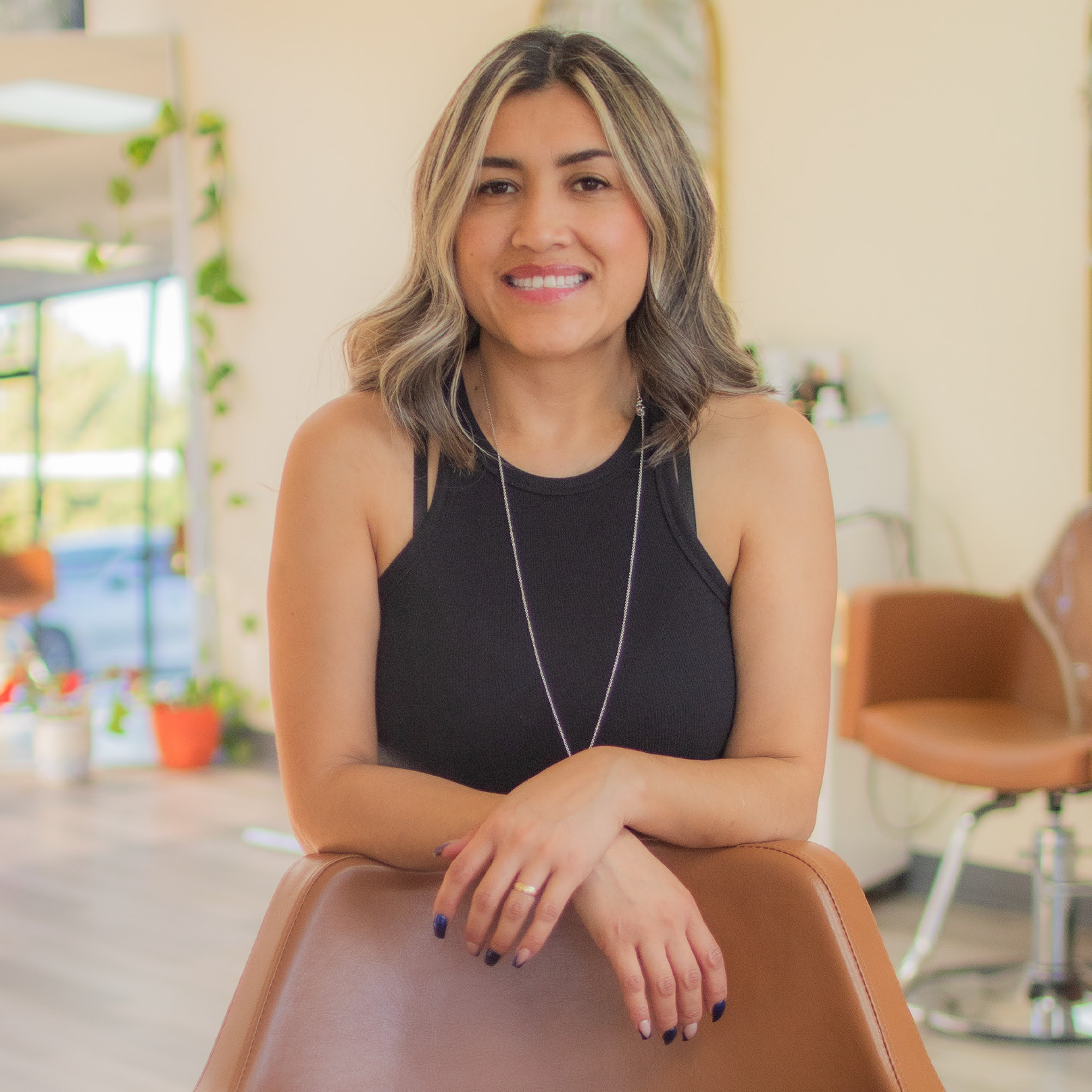 Veronica Rey, master stylist at M Hair Lounge in Dallas