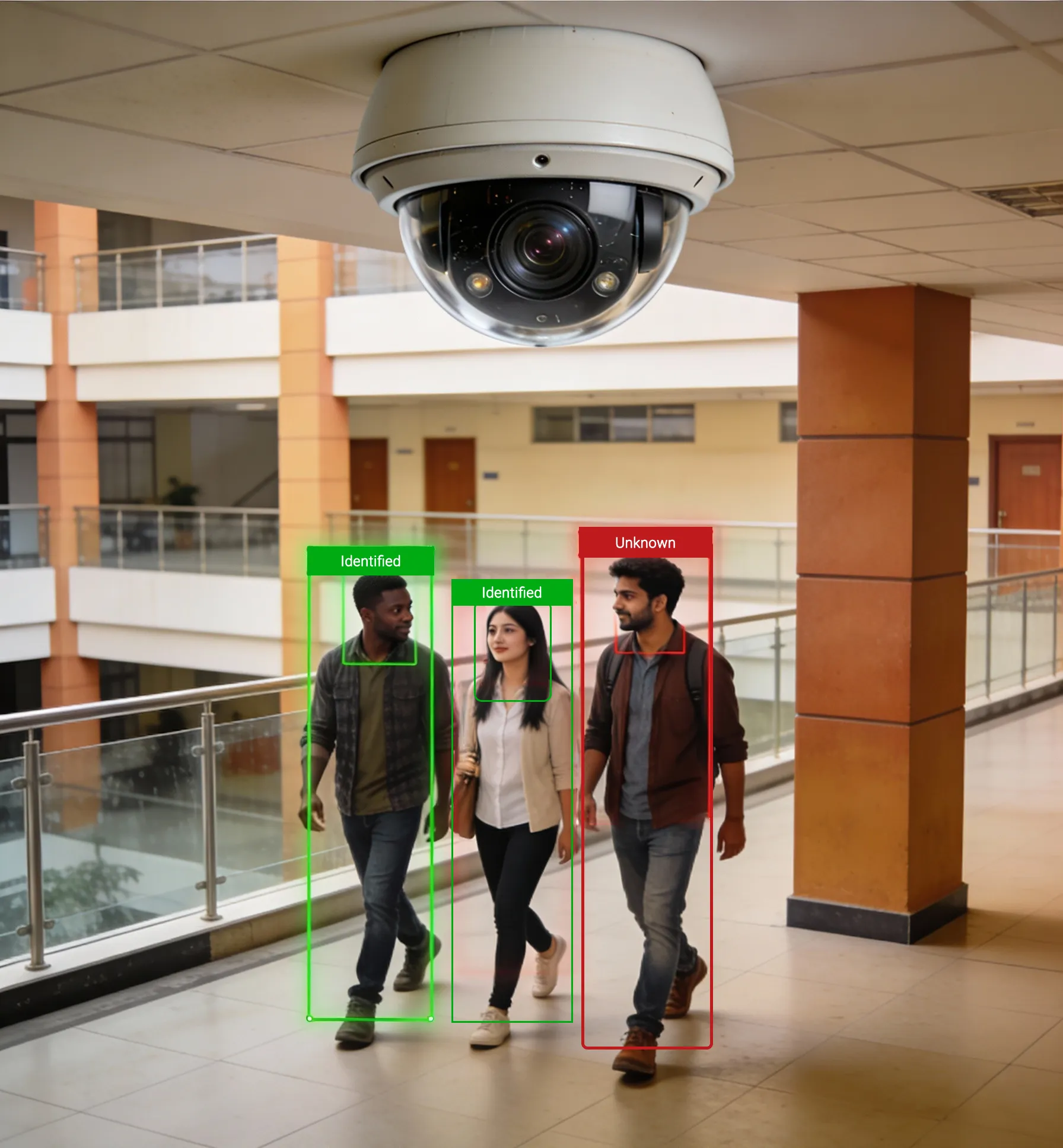 face recognition attendance system using cctv camera