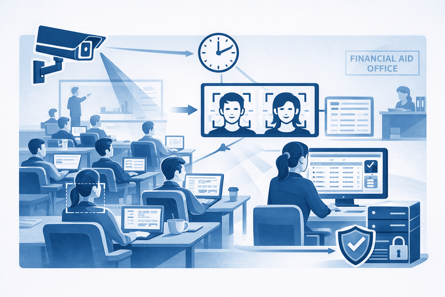 Automated attendance monitoring in action