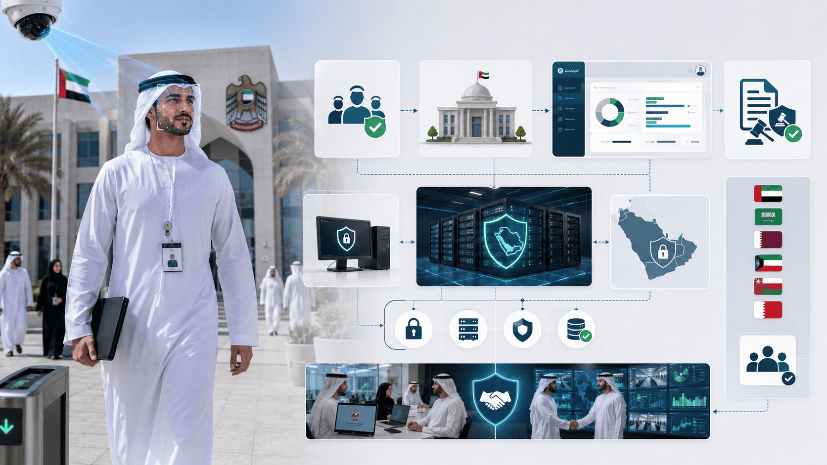 Government ministry building in the Gulf