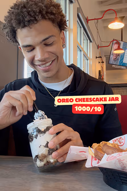 Athlete partnership with restaurant