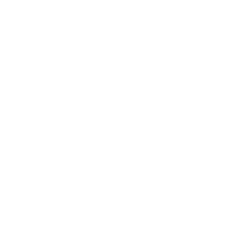 Three white interconnected circles forming a triangular network on a black background.