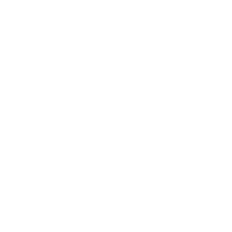 White outline icon of a classic key on a transparent background.