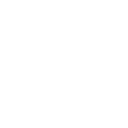 White outline of an open padlock on a black background.