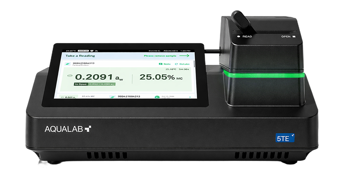AQUALAB 5TE water activity and moisture content analyzer