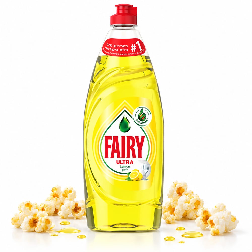 Fairy Ultra dish soap with popcorn