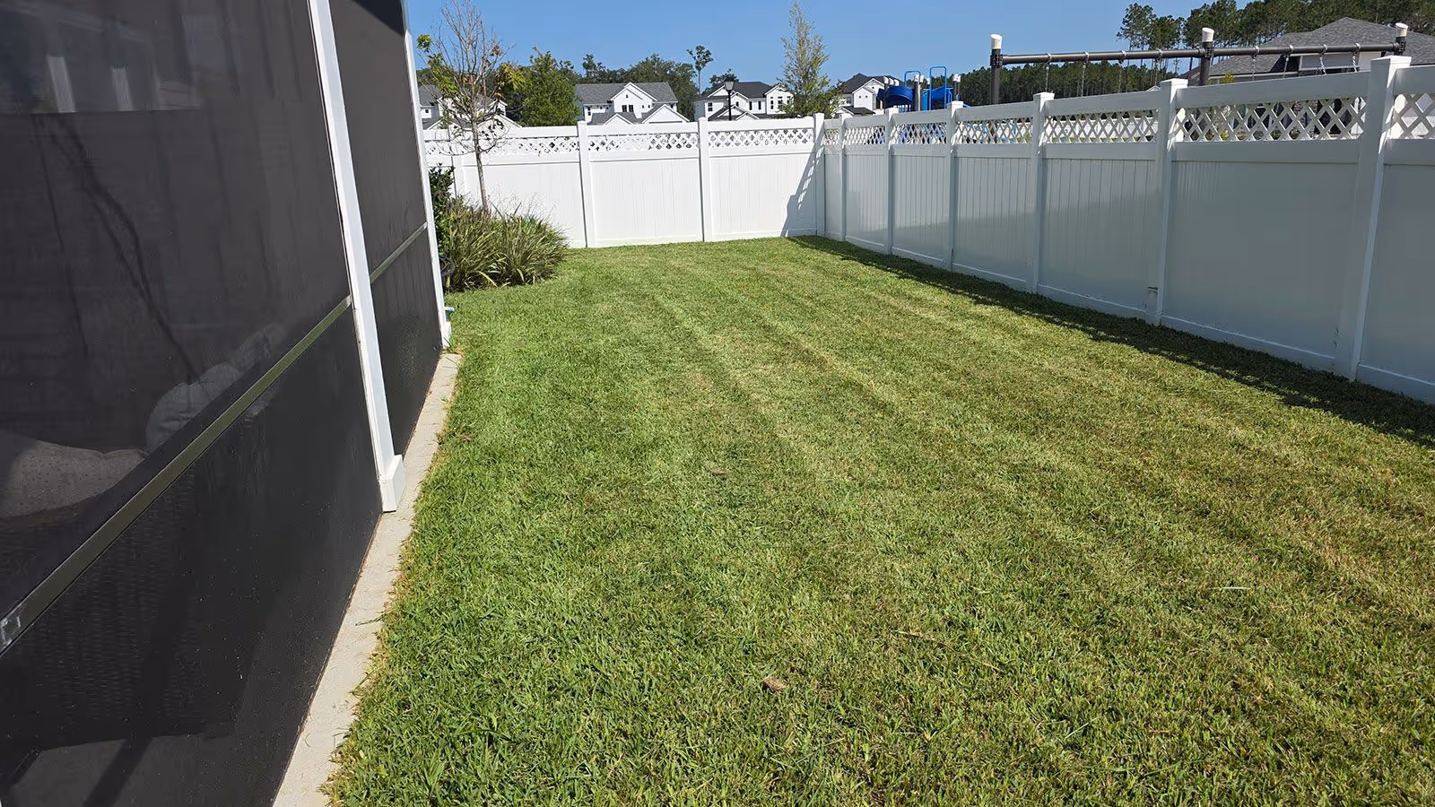 St. Johns County freshly cut grass lawn care near me