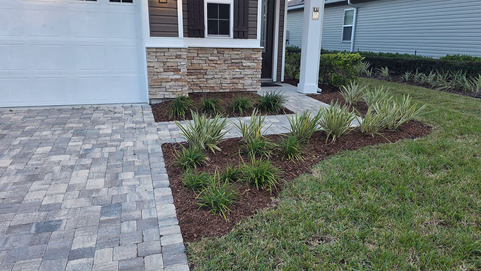 St. Johns County front yard curb appeal landscaping near me