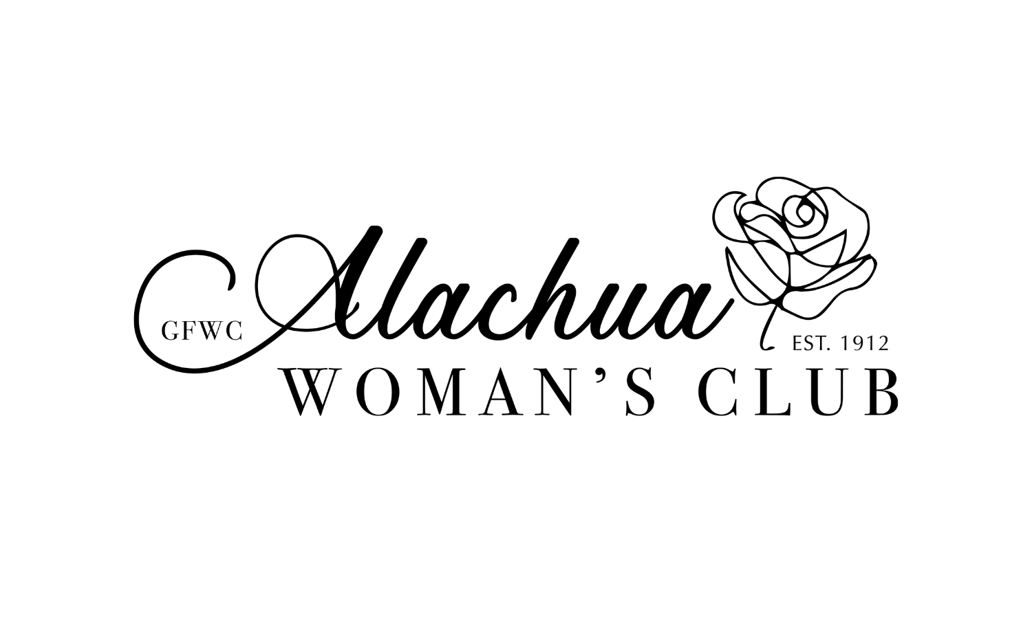 Black Alachua Woman's Club logo