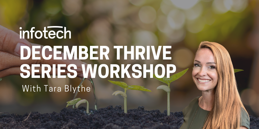 December Thrive Series Workshop More Information Coming Soon