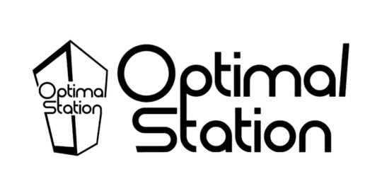 Black Optimal Station logo