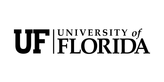 Black University of Florida logo