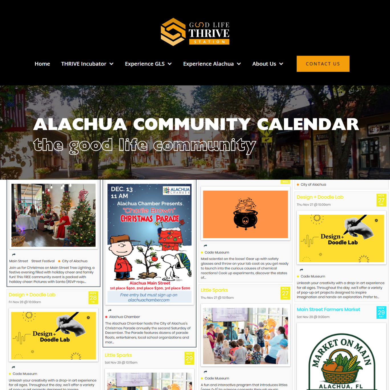 Image of community calendar of events