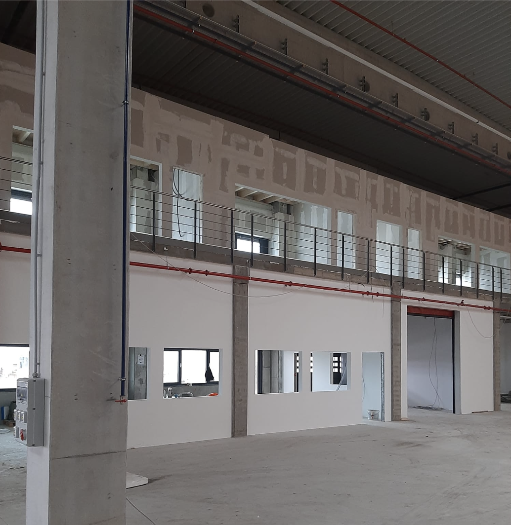 Izdelava Knauf sten in bandažiranje podjetja Behin kot priprava sten na barvanje.