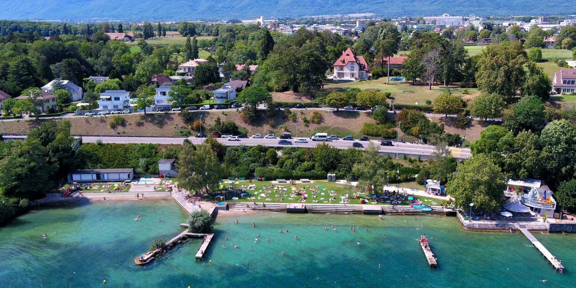 Lac et plage