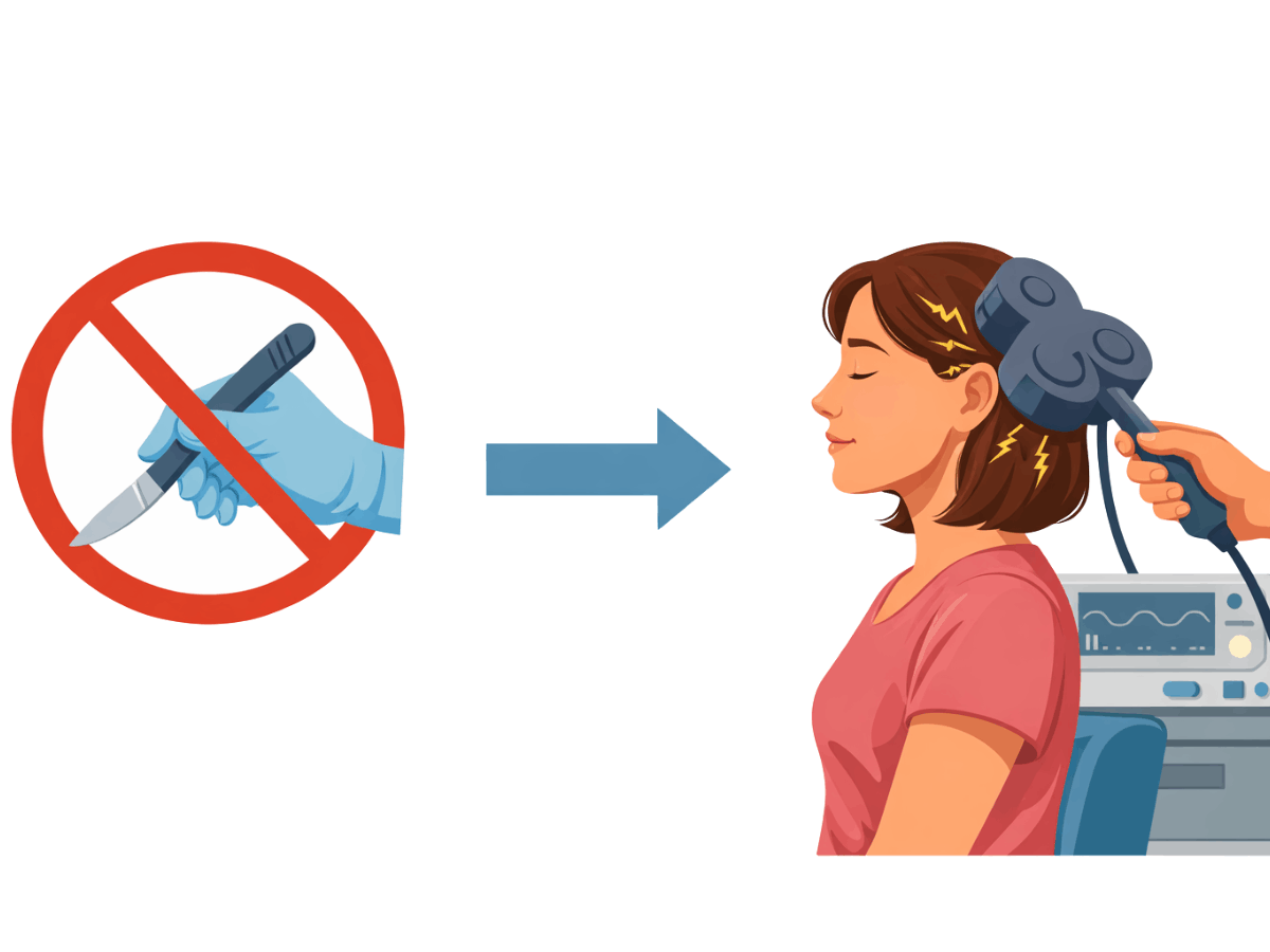 TMS Therapy Requires No Surgery