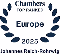 Chambers Top Ranked "Europe" 2025 Auszeichnung