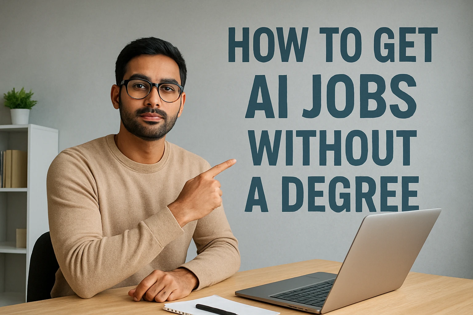 how to get AI jobs without a degree