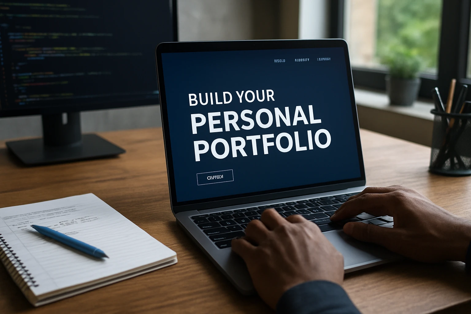 how to build a personal portfolio website