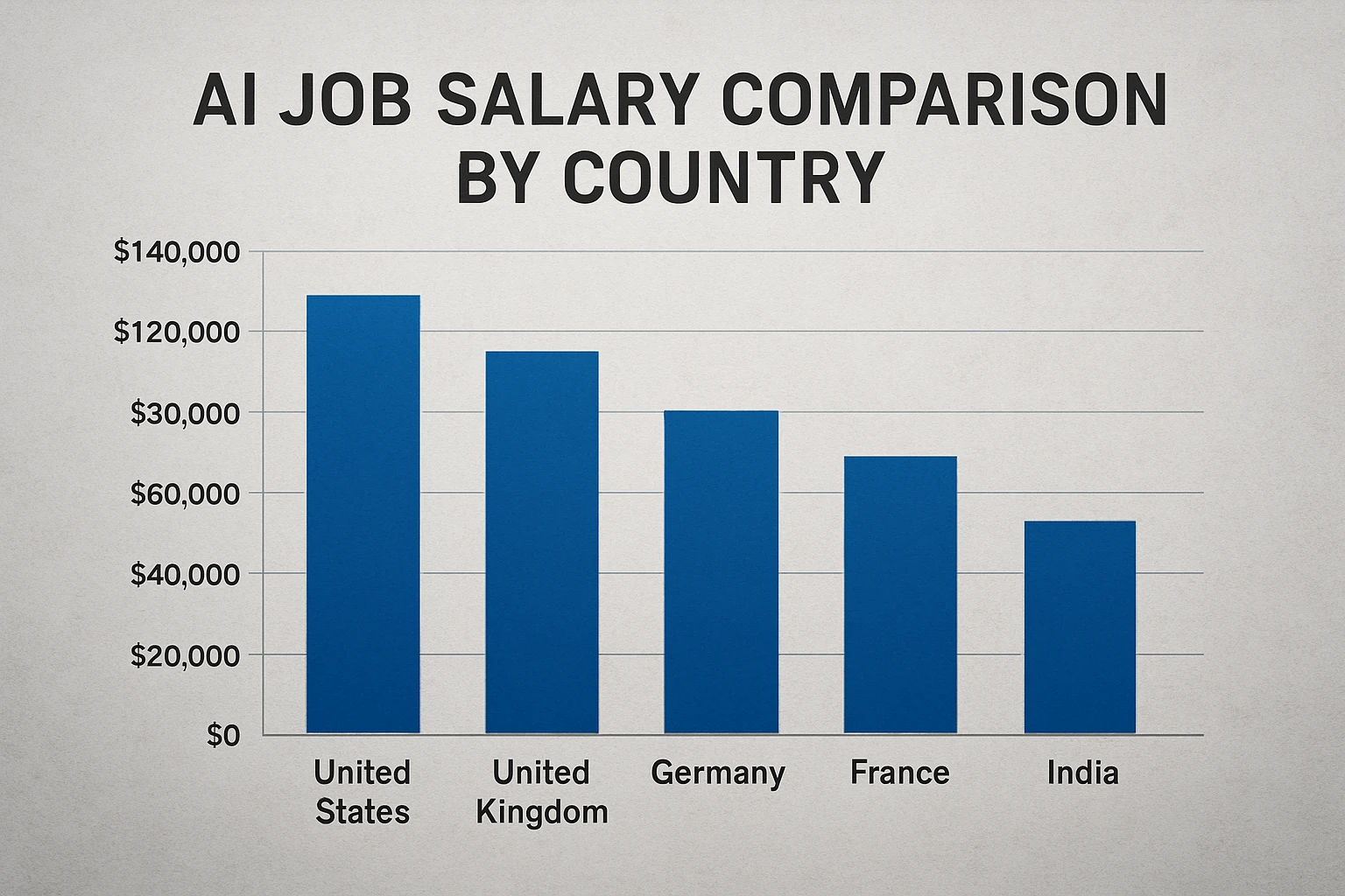 AI job salary comparison by country