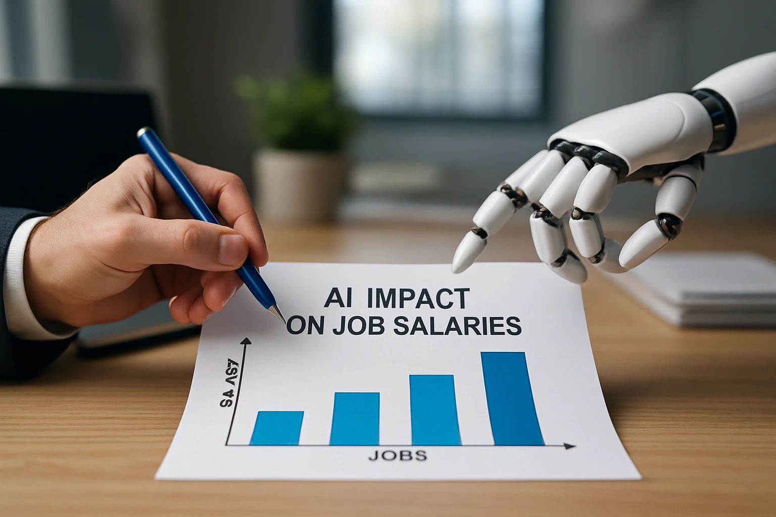 AI and automation impact on job salaries