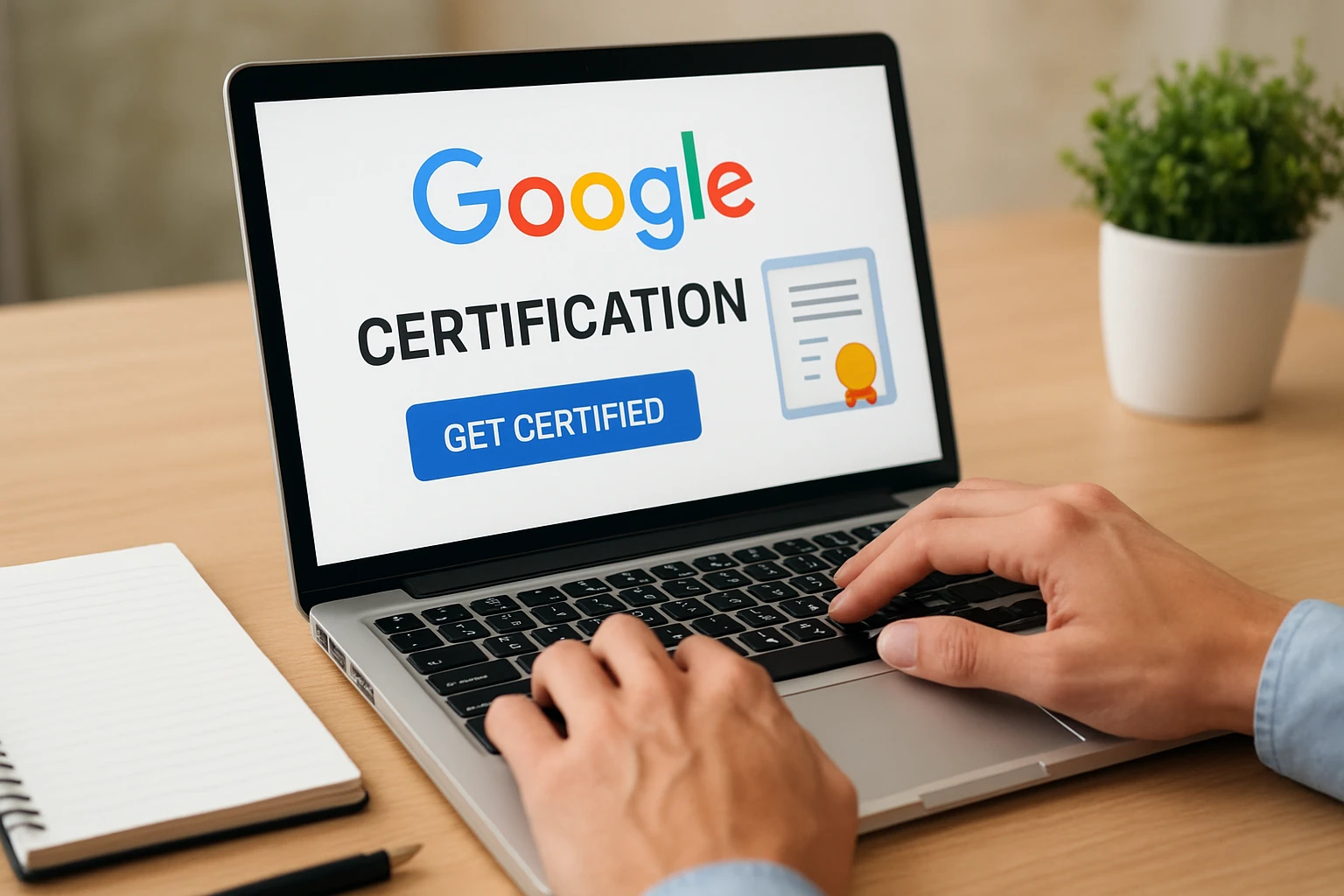 how to get a Google certification