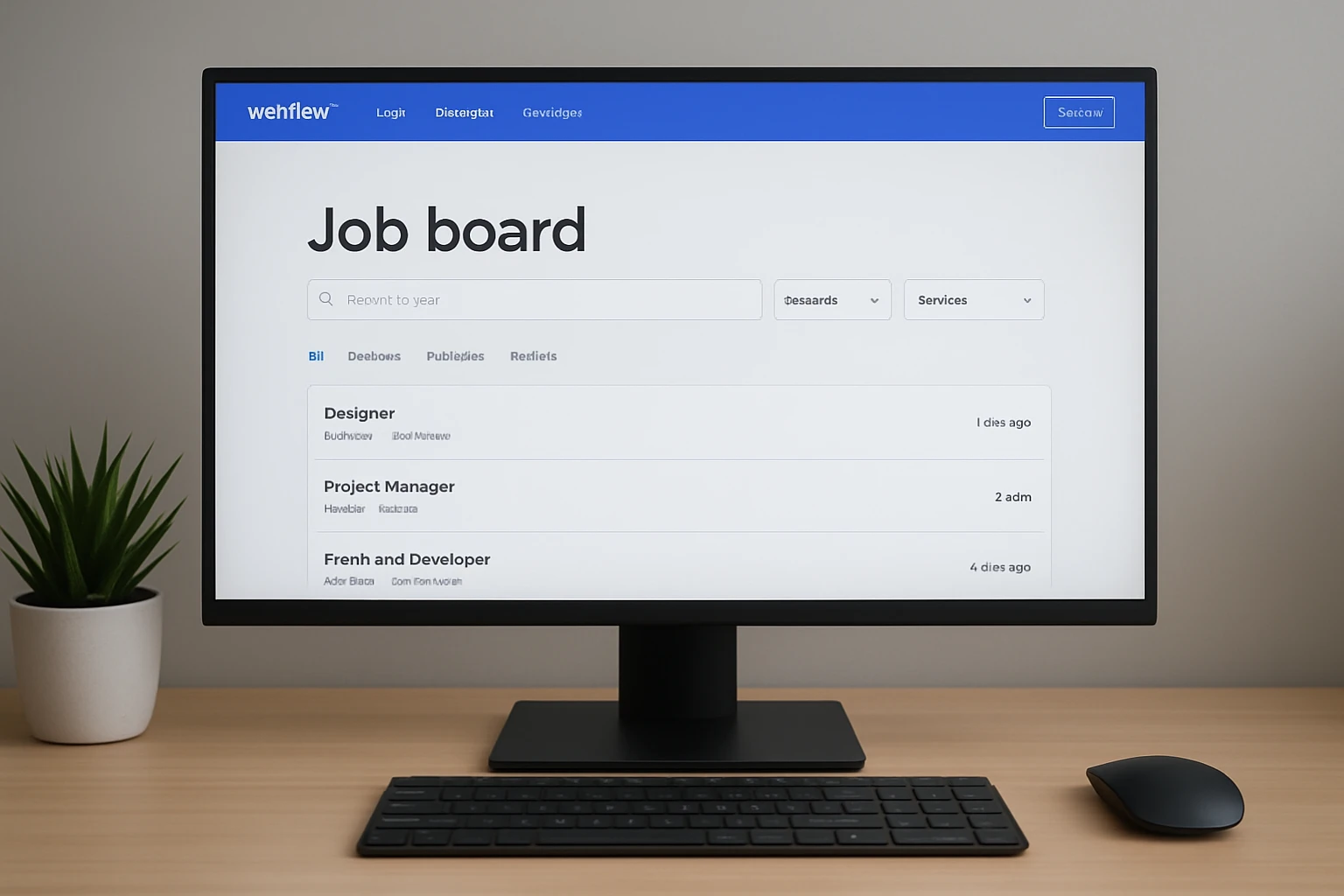 webflow job board