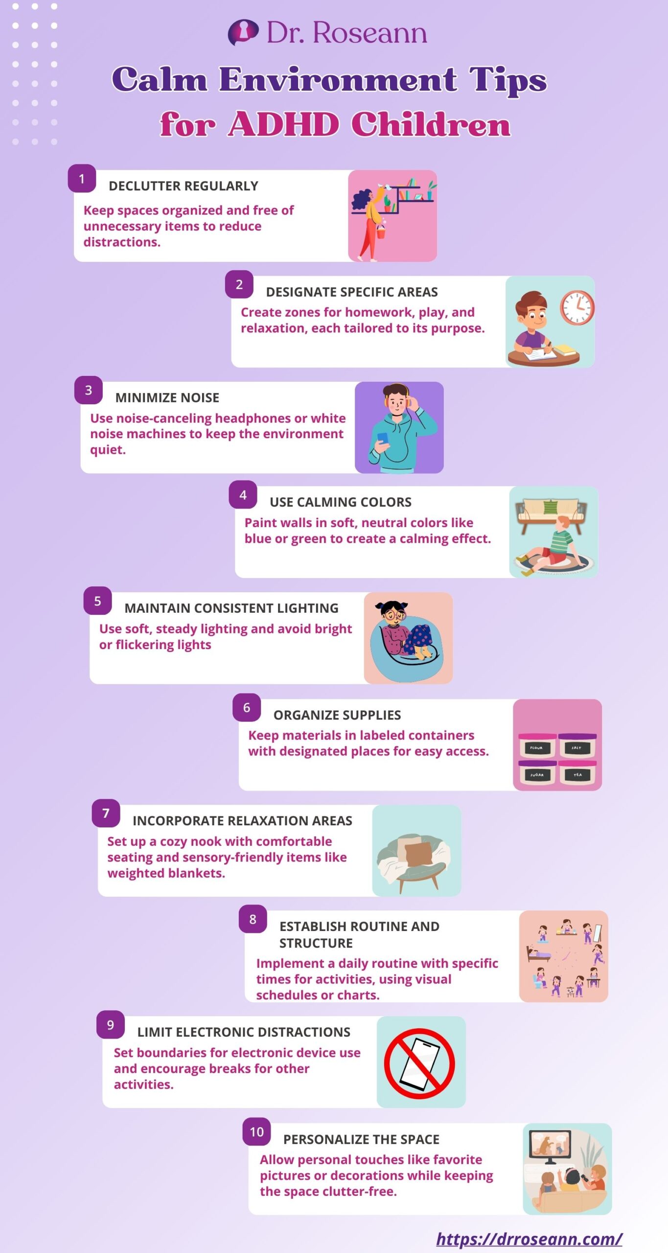 Calm Environment Tips