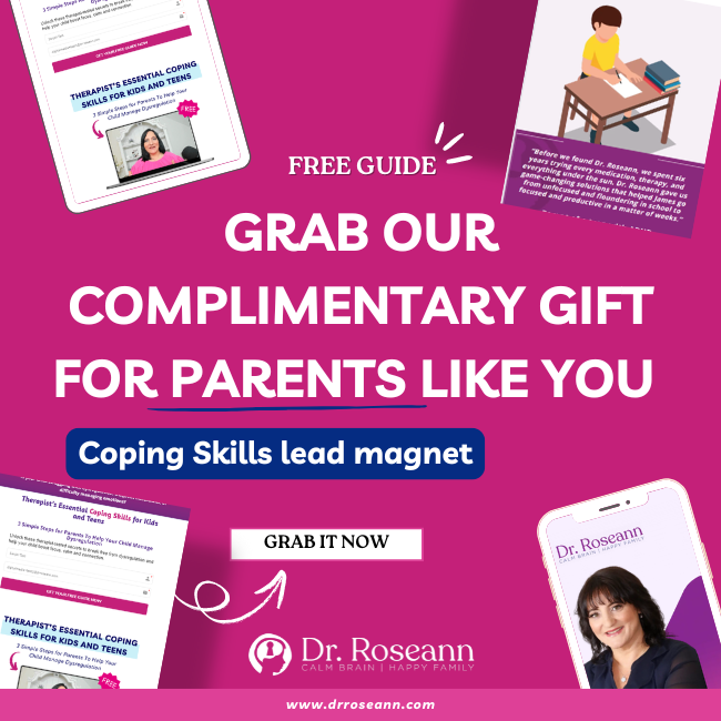 Grab our complimentary gift for parents like you. Coping Skills lead magnet