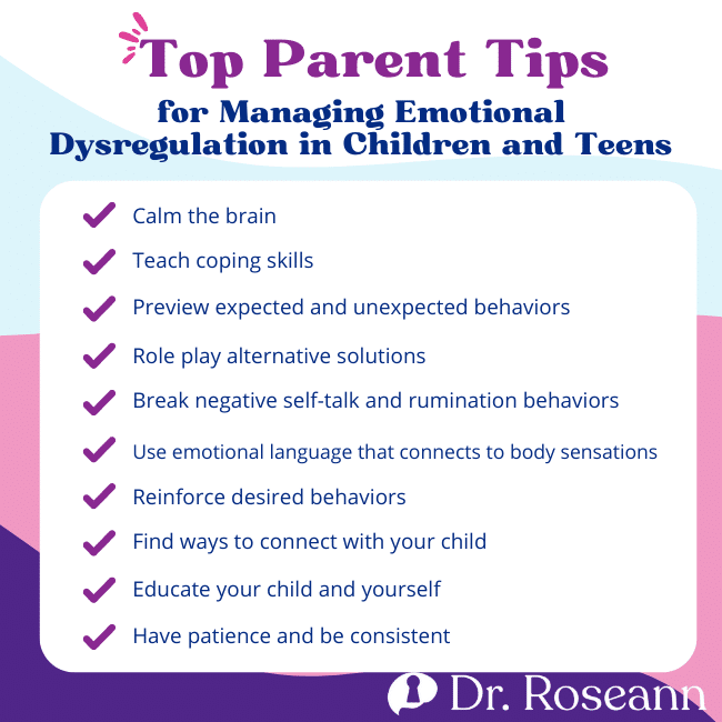 Parent Tips for Managing Emotional Dysregulation in Children With Rejection Sensitive Dysphoria and ADHD