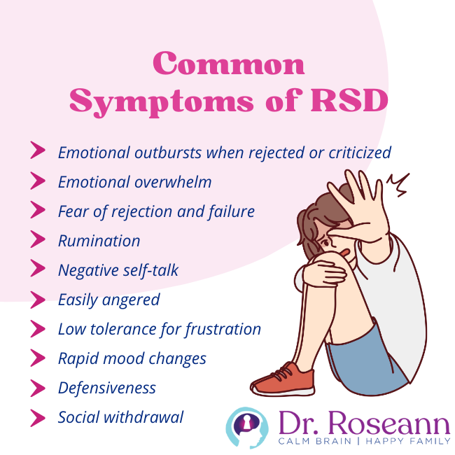 Common Symptoms of RSD