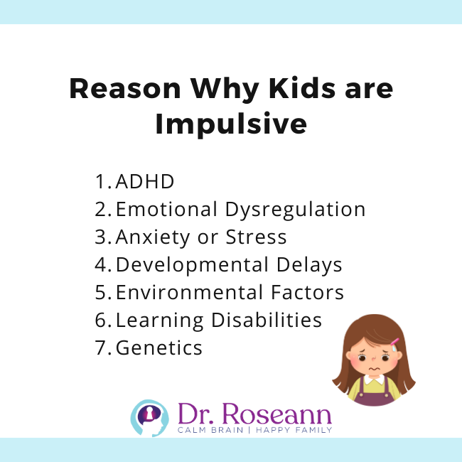 Reasons Why Kids are Impulsive