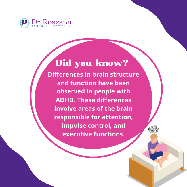 Differences in brain structure and function have been observed in people with ADHD